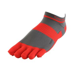 R×L アールエル Type-TF トラック＆フィールド専用 グリップ ソックス レッド チャコール ソックス スポーツ 5本指タイプ RNS5001G-3011