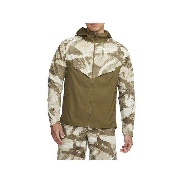 ナイキ NIKE レペル ウィンドランナー カモ ランニングジャケット メンズ 春 秋 カーキ 枯草...