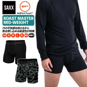 ボクサーパンツ 前開き ROAST MASTER MID-WEIGHT BOXER BRIEF FLY ローストマスター ミッドウェイト メンズ ボクサーブリーフ 下着 サックス SAXX UNDERWEAR｜mario