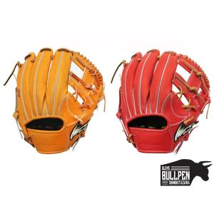 アイピーセレクト 硬式グラブ 内野手用 Ip.053-Lc オレンジ 高校野球ル