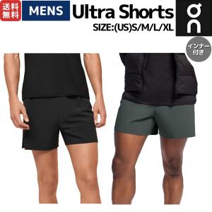 オン On Ultra Shorts ウルトラショーツ メンズ ショートパンツ ショーツ ランニング トレイルランニング トレラン スポーツ トレーニング ジム インナー付き｜mario