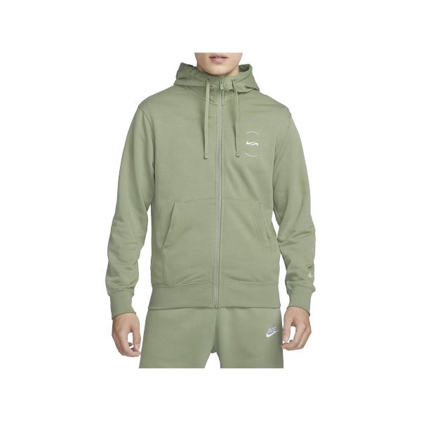 ナイキ NIKE スポーツウェア フルジップ フレンチ テリー パーカー メンズ 秋 冬 グリーン ...