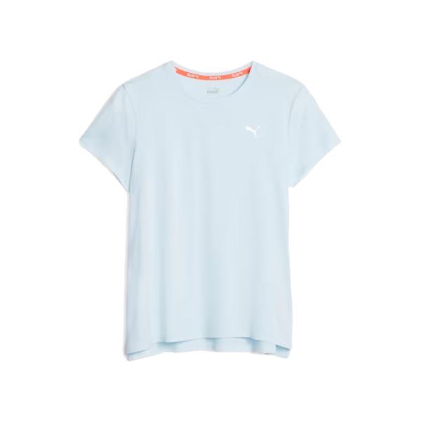 プーマ PUMA RUN FAVORITE ヘザー 半袖 Tシャツ レディース 春 夏 ブルー 青 ...