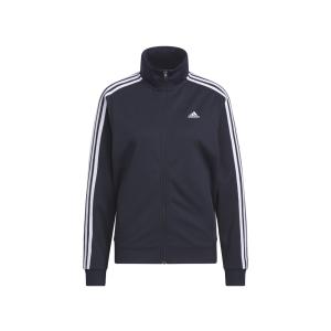 アディダス adidas シーズナル スポーツウェア スリーストライプス ルーズフィット ダブルニット トラックトップ レディース ジャケット KNV52-IT6095｜mario