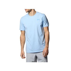 アンダーアーマー UNDER ARMOUR パフォーマンスコットン ショートスリーブTシャツ メンズ 春 夏 ブルー 青 スポーツ トレーニング 半袖 Tシャツ 1384805-475｜mario