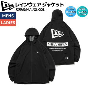 ニューエラ NEW ERA ゴルフ レインウェア ジャケット メンズ レディース ユニセックス 春 夏 ポリエステル GOLF ゴルフウェア カッパ 合羽 耐水 はっ水 14109066｜mario