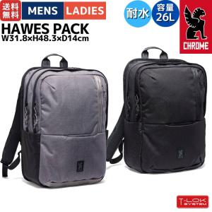 クローム CHROME HAWES PACK ハウズ パック 26L メンズ レディース ユニセックス グレー ブラック リュック バックパック 耐水 17インチ対応 BG371｜mario