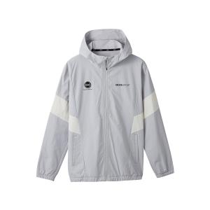 デサント DESCENTE 4WAYストレッチナイロン バイカラーフルジップフーディー(接触冷感) ユニセックス グレー 灰色 パーカー ジャケット DMMXJF13-GYWH｜mario