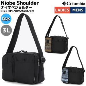 コロンビア Columbia Niobe Shoulder ナイオベショルダー 3L メンズ レディース ユニセックス ブラック カジュアル バッグ ショルダーバッグ 旅行 PU8696｜mario