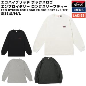 NANGA（ナンガ） NW2311-1G206 ECO HYBRID BOX LOGO L/S TEE エコ