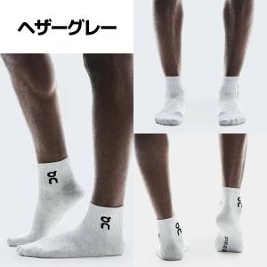 オン On Logo Sock Mid 3P ...の詳細画像3