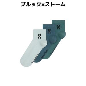 オン On Logo Sock Mid 3P ...の詳細画像5
