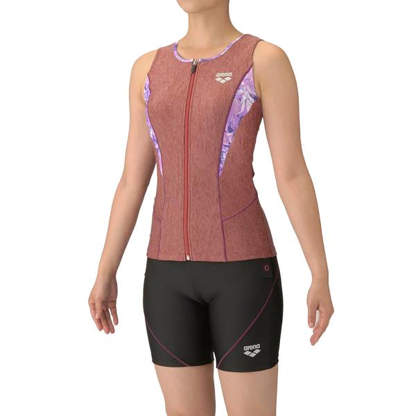 アリーナ arena すらっとセパ フィットネスセパレート(カバーバック ミドルレッグ 差し込みパッ...