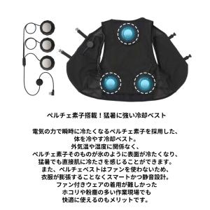 ロゴス LOGOS ペルチェクールベスト メン...の詳細画像4