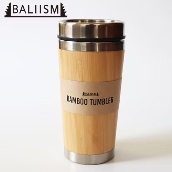 バリイズム BALIISM バンブータンブラー ユニセックス　ワンカラー 天然竹 ステンレス アウト...