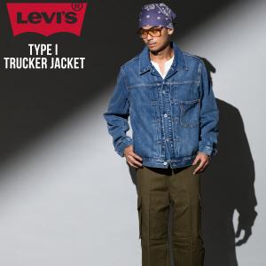 リーバイス Levi's TYPE I トラッカージャケット メンズ オールシーズン デニムジャケット カジュアル ウェア アウター Gジャン A31740004