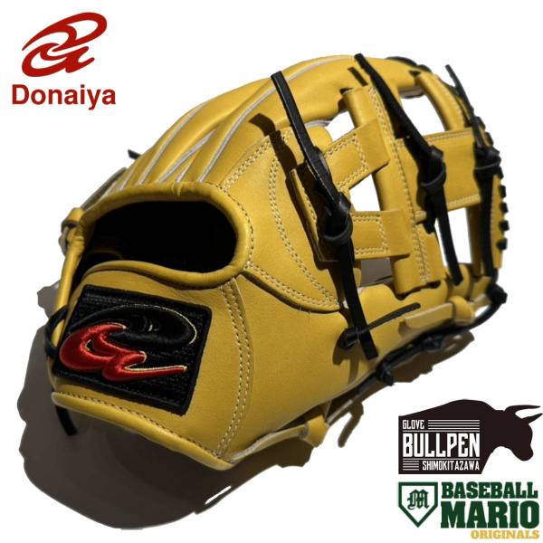 ドナイヤ Donaiya 専用グラブ袋付き マリオオリジナル 軟式用グラブ 内野手用 DJNIM型 ...