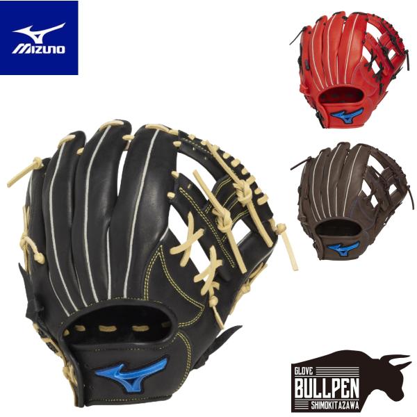 ミズノ MIZUNO ウィルドライブ ブルー WILL DRIVE BLUE 軟式用グラブ 内野手用...