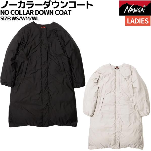 ナンガ NANGA ノーカラーダウンコート レディース カジュアル ウェア アウター アウトドア タ...