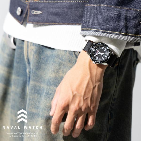 ナバルウォッチ NAVAL WATCH/N.W.C MIL.-05 A SV/BK Automati...