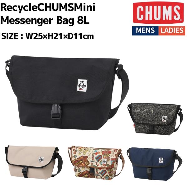 チャムス CHUMS Recycle CHUMS Mini Messenger Bag 8L カジュ...