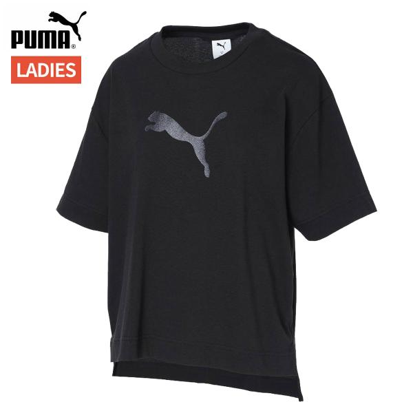 プーマ PUMA ESS(S) MX オーバーサイズ SS グラフィック Tシャツ レディース 春 ...