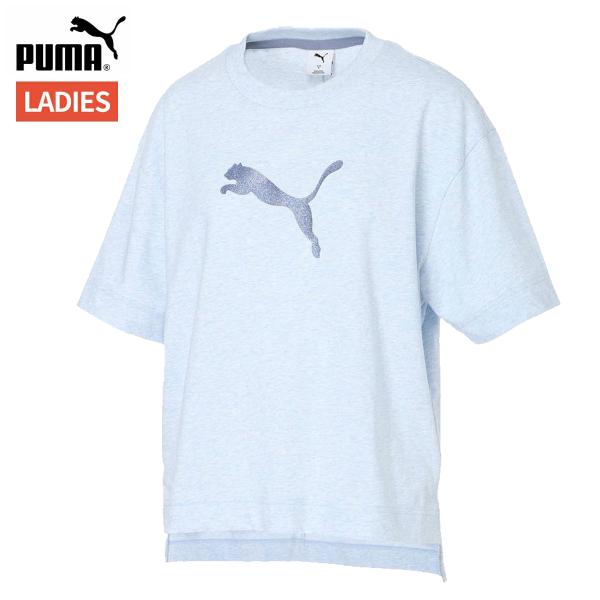 プーマ PUMA ESS(S) MX オーバーサイズ SS グラフィック Tシャツ レディース 春 ...