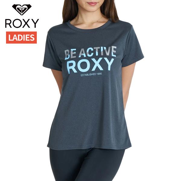 ロキシー ROXY BE ACTIVE S/S TEE 箔MIXプリントTシャツ レディース 春 夏...