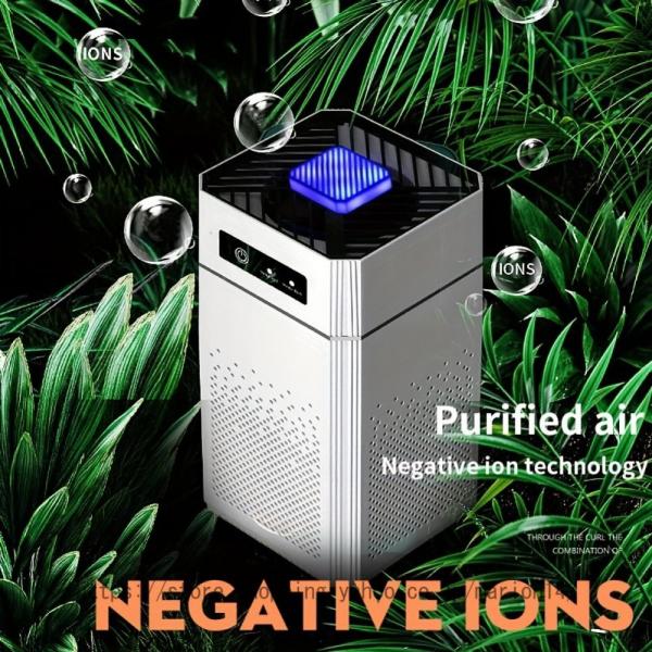 1pcのTrue HEPA空気清浄機 室内脱臭空気清浄機 ホームオフィスリビングルーム用 350〜5...