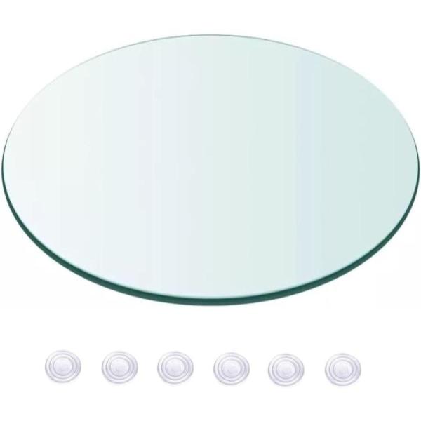 ガラステーブル ガラス板 丸いテーブル 直径 28~80cm 丸型強化ガラステーブル 厚さ9mm D...