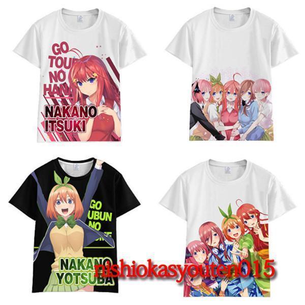 五等分の花嫁 中野 三玖 柔らかい　Tシャツ 半袖　ス T-shirt 大人気 キャラクターグッズ　...