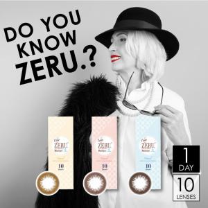 カラコン　カラーコンタクト　ワンデーゼル モイスチャー 1day ZERU. Moisture 度あり 度なし カラコン  １日使い捨て　メール便　送料無料