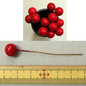 赤い実 12粒 直径約1cm 造花 Springboardmarketing Com