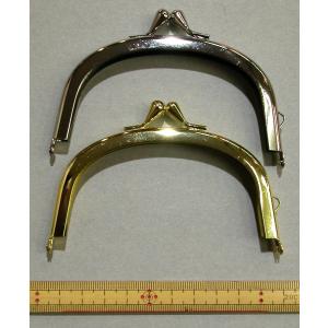メール便可　 口金　くし型　外巾10cm　＊色を選択してください(Nニッケル,Gゴールド)　