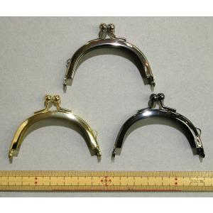 メール便可　 口金　丸型　外巾6.5cm　＊色を選択してください(Nニッケル,Gゴールド,黒)　