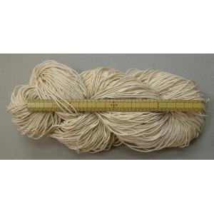メール便可 麻糸 ジュート 晒 7/2 1カセ 約200g 染色素材 かせ糸