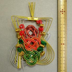 メール便可 ミニ門松 高さ約7.5cm 1対2個セット お正月飾り : マリヤ