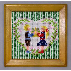 メール便可 マリヤオリジナルクロスステッチ刺繍セット 干支「うさぎ
