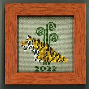 メール便可 マリヤオリジナルクロスステッチ刺繍セット 干支 虎 ダンディー 寅 虎 とら Orisisyusettra マリヤ手芸店ヤフーショップ 通販 Yahoo ショッピング