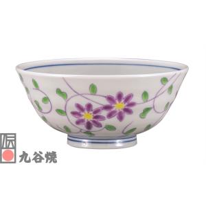 九谷焼・飯碗 花唐草文