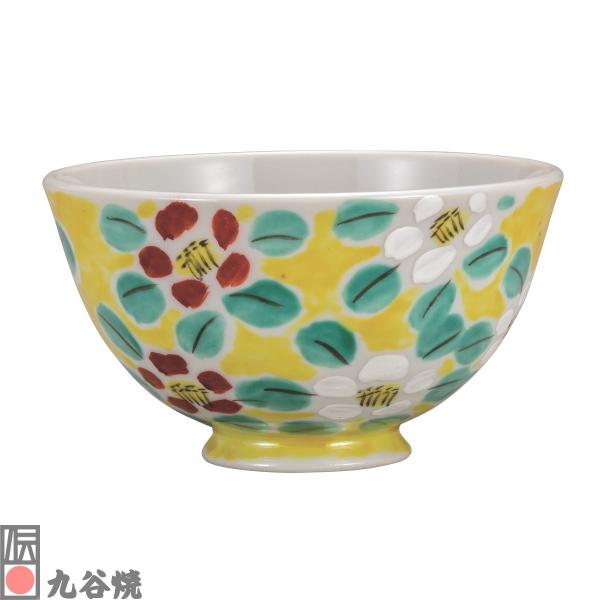 九谷焼・軽量飯碗 花模様