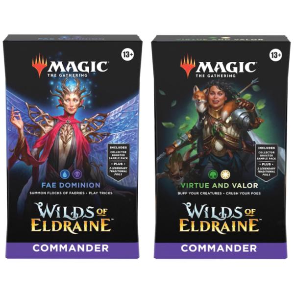 ［2種セット］マジック・ザ・ギャザリング MTG エルドレインの森 統率者デッキ 英語版「フェイの領...