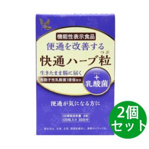 快通ハーブ粒 120粒 機能性表示食品 2個セット｜mark2015