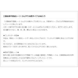 三皇 樹液 不思議シート ひんやり冷感タイプ ...の詳細画像1