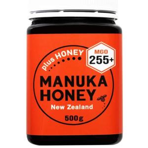 マヌカハニー MGO255+ 500g plusHONEY はちみつ マヌカ蜂蜜 ニュージーランド産