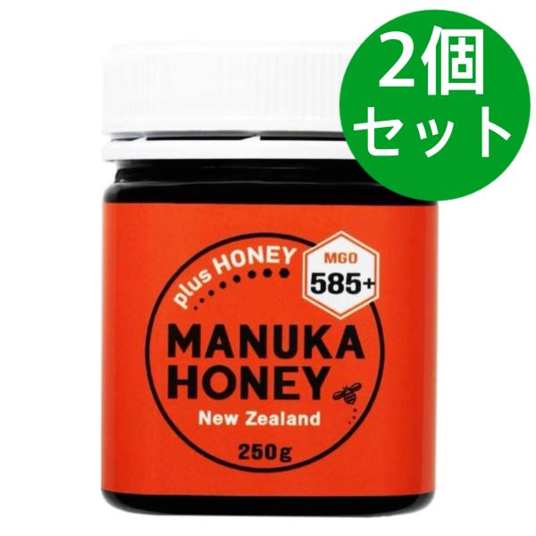 マヌカハニー MGO585+ 250g plusHONEY はちみつ マヌカ蜂蜜 ニュージーランド産...