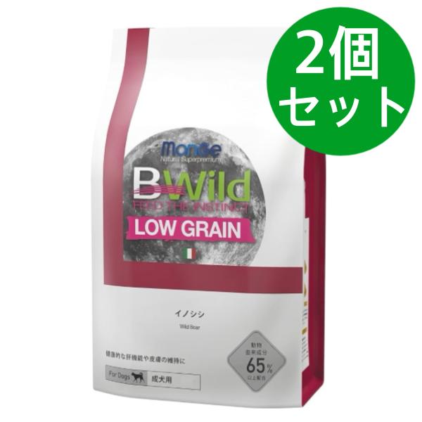 Bwild アダルト イノシシ LOW GRAIN ローグレイン 健康的な肝機能や皮膚の維持に (3...