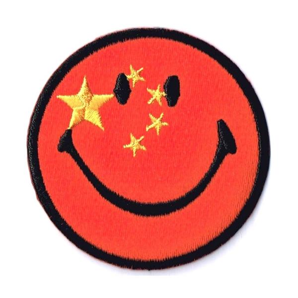 ワッペン キャラクタースマイル 中国