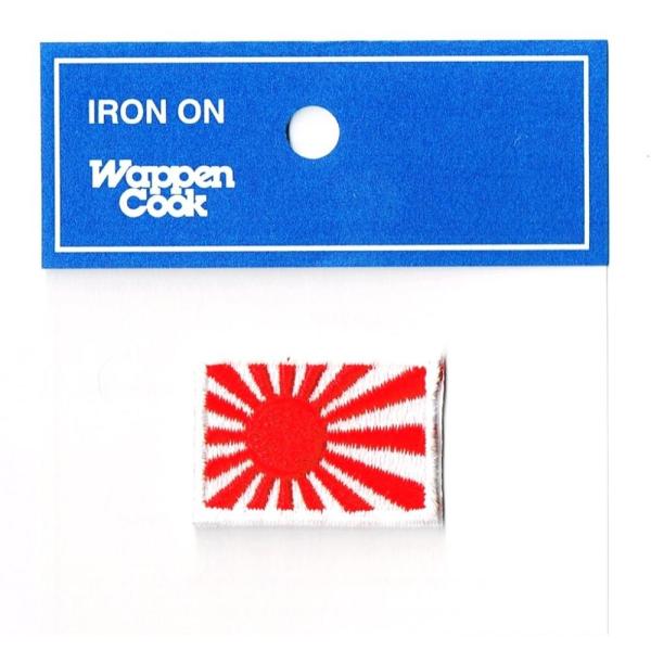 旭日旗 ワッペン 日本海軍旗 SS 国旗/軍旗 アイロン接着