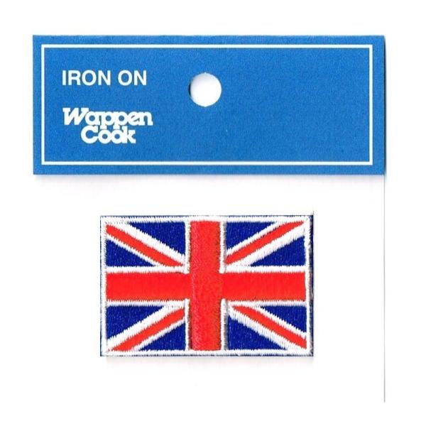 イギリス 国旗 ワッペン 2S アイロン接着